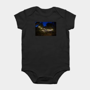 Party Lights at Magpie Springs - Adelaide Wedding - South Australia Wedding Baby Bodysuit